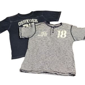 OshKosh B'gosh Navy and Strips Kids T-Shirts